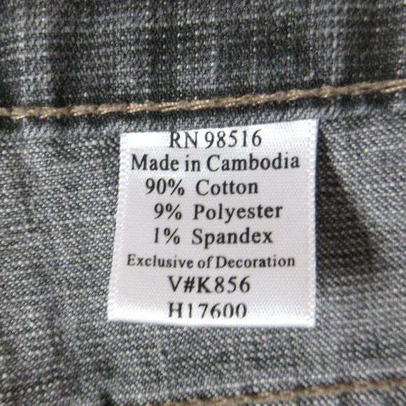 COLDWATER CREEK Natural Waist Bootcut Jeans Sz 16 Wide Leg Black Denim H17600 - Picture 9 of 16